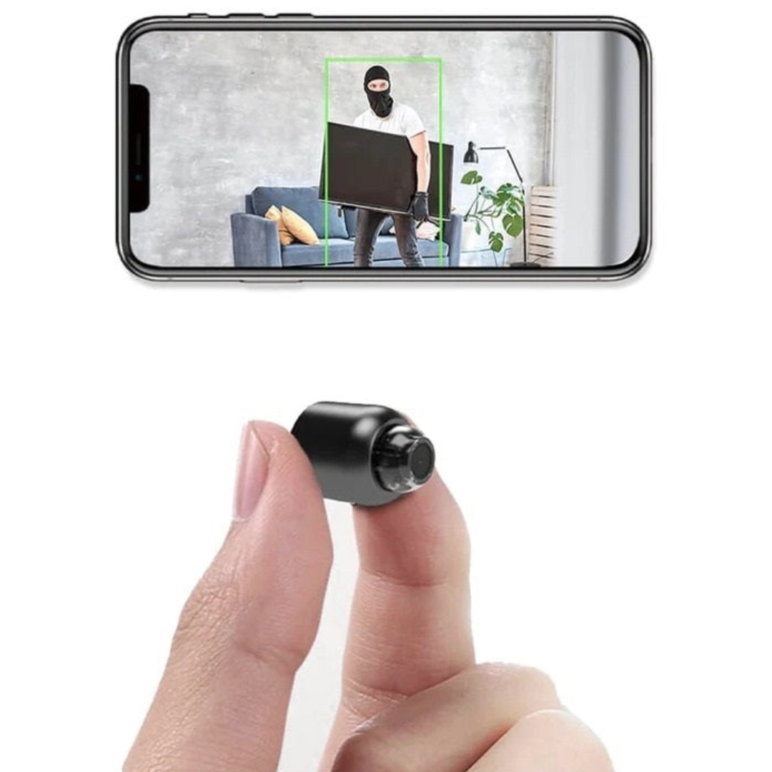 2-Pack Mini WiFi Security Cameras with 1080P HD, 140-Degree Wide Angle and Night Vision