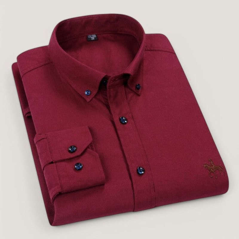 Men's Classic Long-Sleeved Shirt