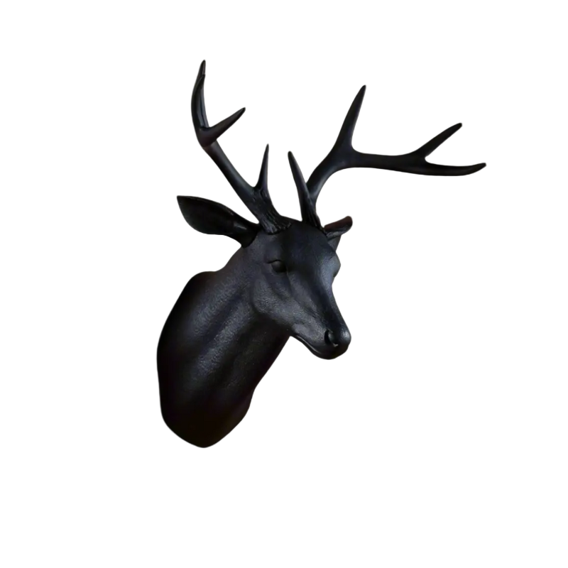 Nordic Style Stag Head Wall Art Sculpture