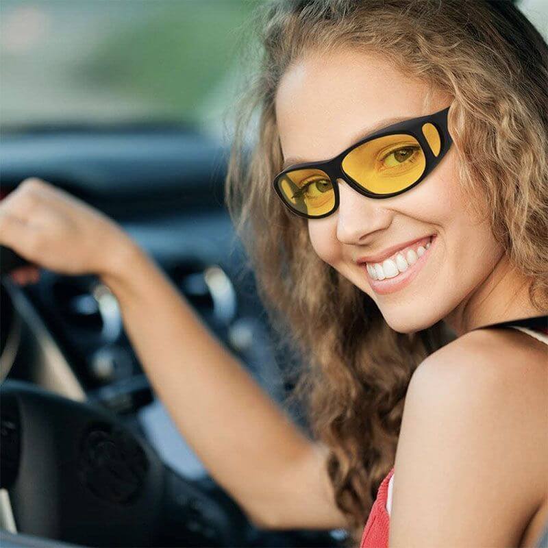 Unisex Anti-Glare Polarized Night Vision Driving Glasses