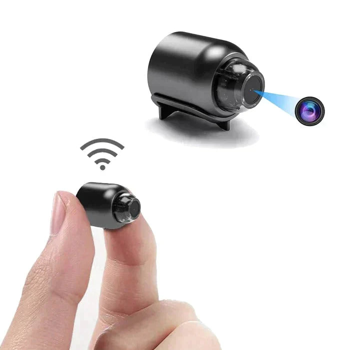 2-Pack Mini WiFi Security Cameras with 1080P HD, 140-Degree Wide Angle and Night Vision