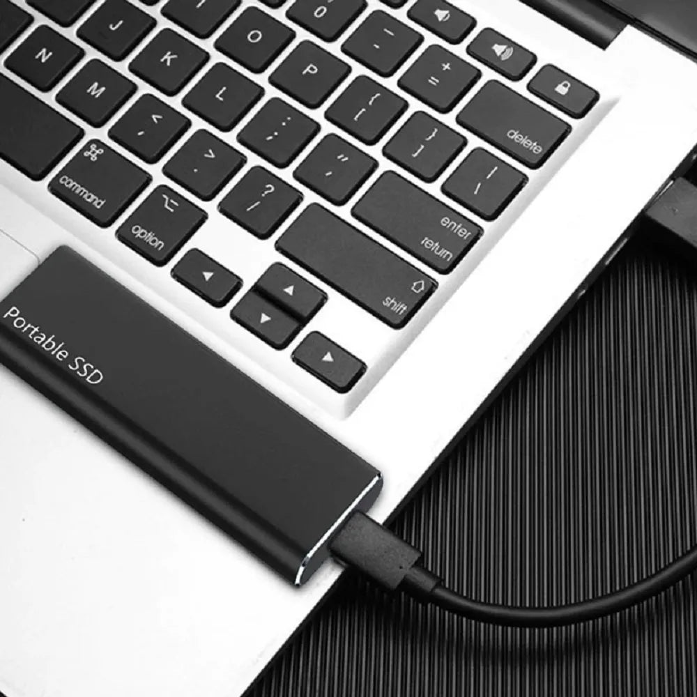 4TB External Hard Drive with USB-C Port and Portable Design