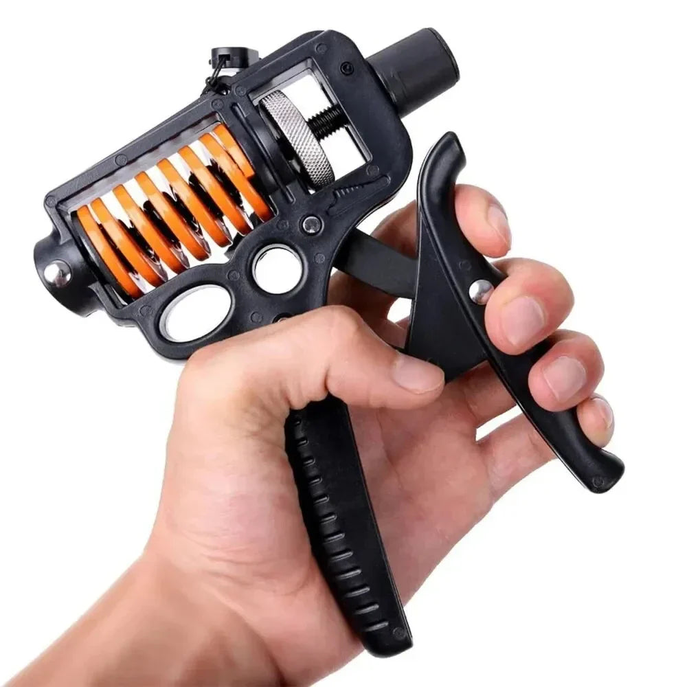 Adjustable 5-165 kg Heavy Hand Grip Strengthener - Finger Expander for Arm, Wrist, and Forearm Training