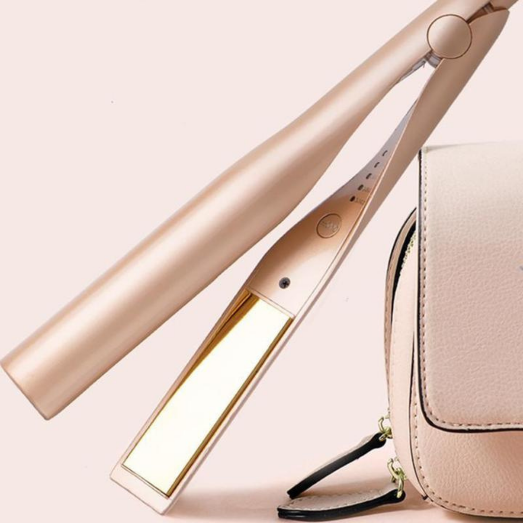 Ceramic Hair Straightener and Curler with Adjustable Heat