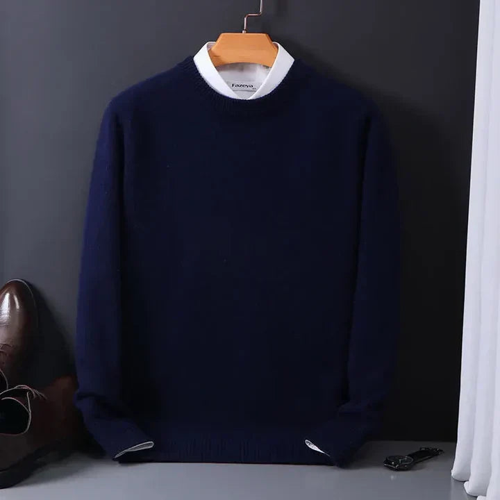Classic Men's Sweater - Luxurious Comfort