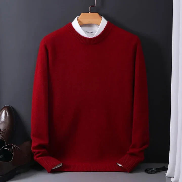 Classic Men's Sweater - Luxurious Comfort