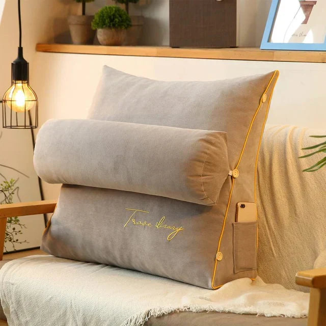 Contoured Wedge Back Support Pillow