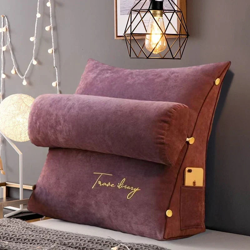 Contoured Wedge Back Support Pillow