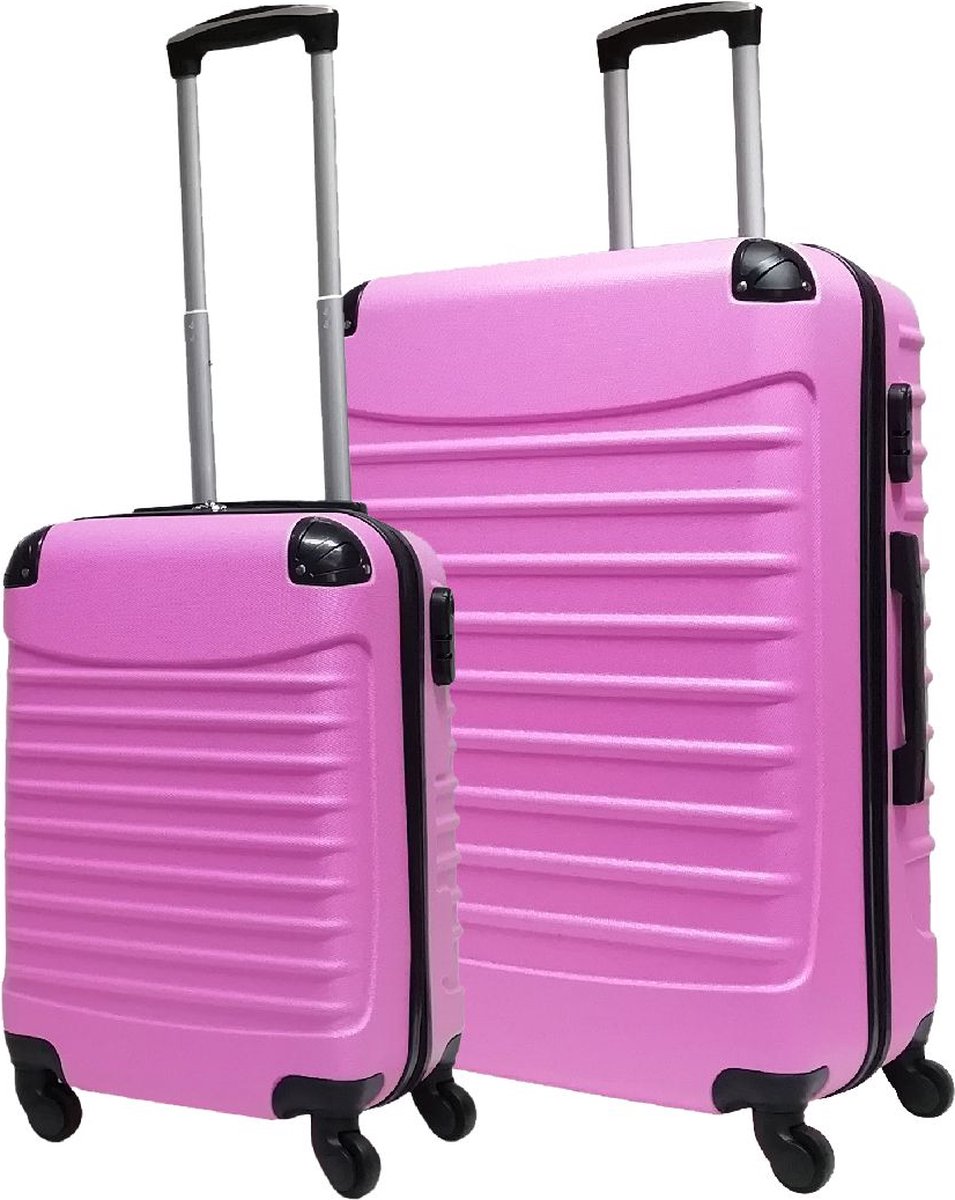 Durable 2-Piece Hardshell Travel Suitcase Set, Unisex