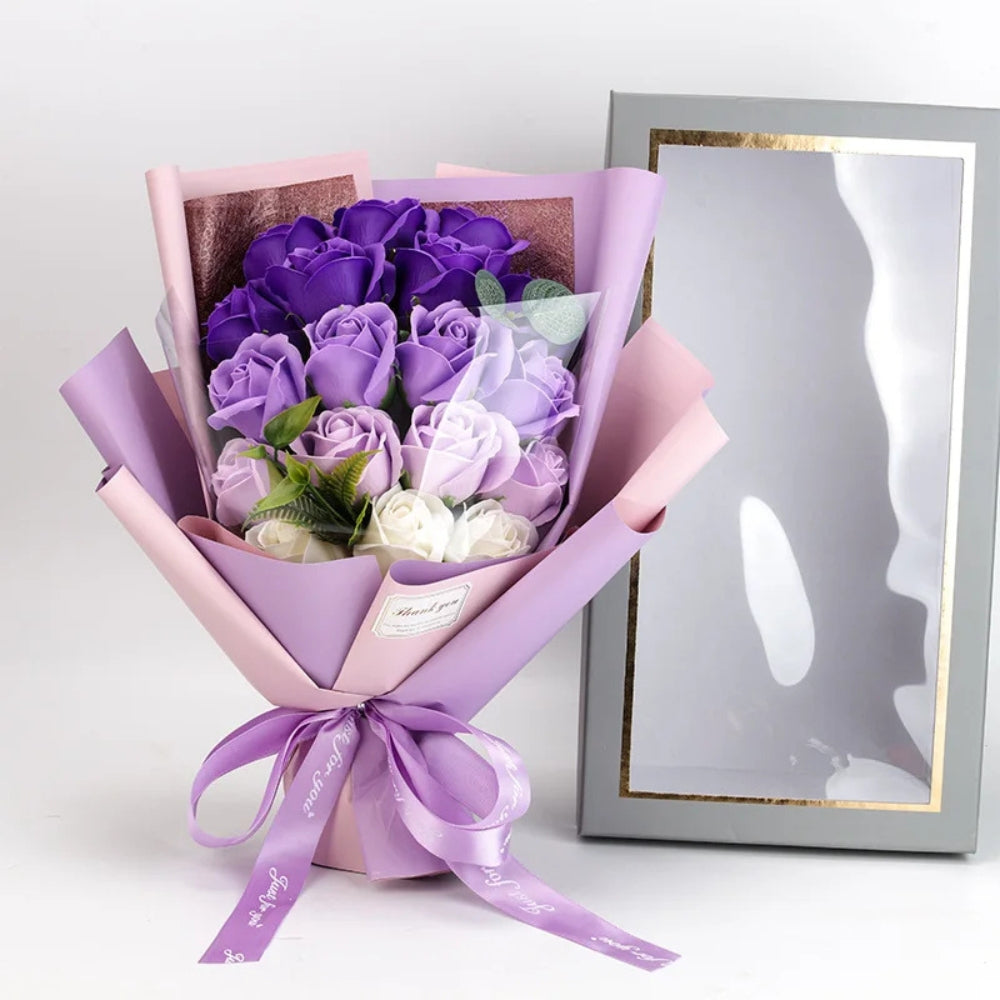 Elegant Soap Flower Bouquet