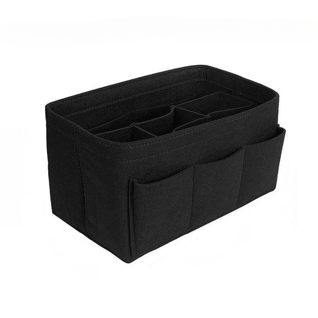 Felt Handbag and Makeup Organizer Insert