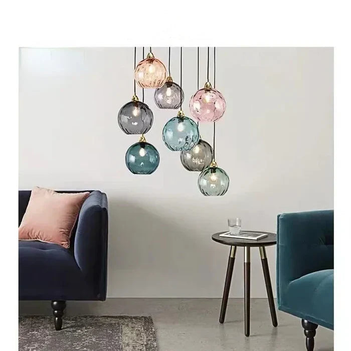 Glass Ball Pendant Light