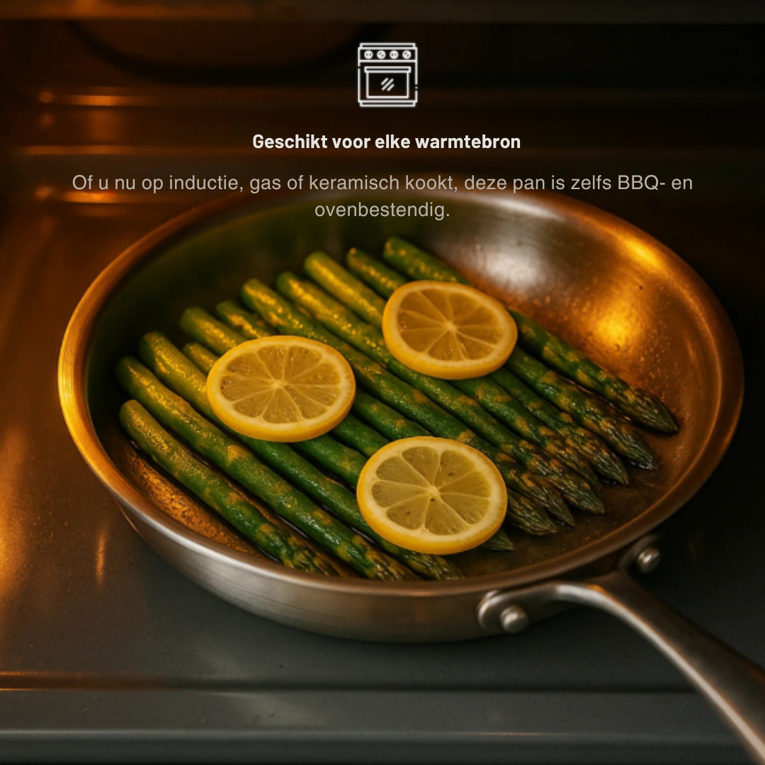 Hammered Titanium Induction Frying Pan