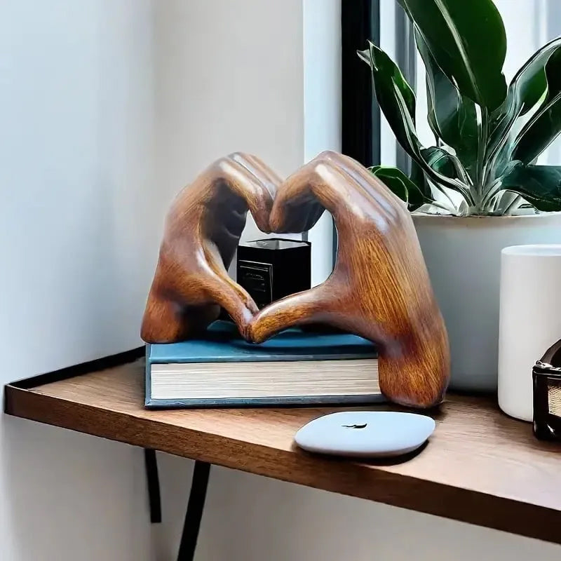 Heart-Shaped Sculpture: Modern Art with a Romantic Feel