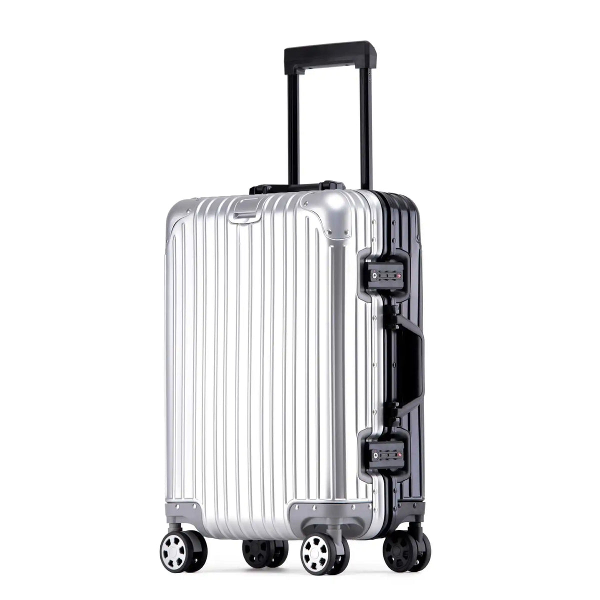 Luxury Aluminum-Magnesium Hardshell Travel Suitcase