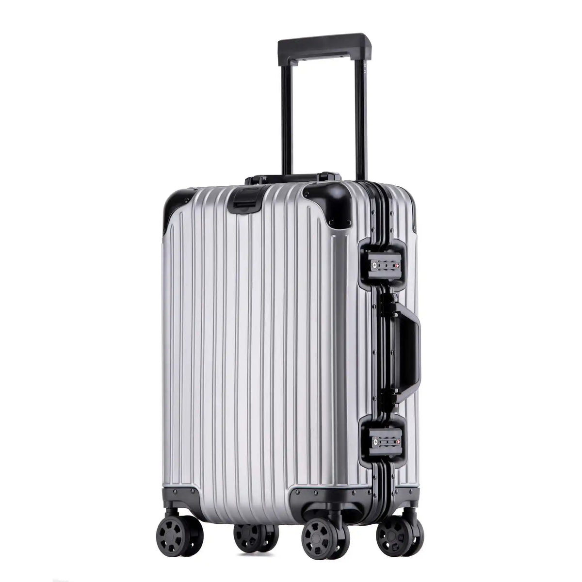 Luxury Aluminum-Magnesium Hardshell Travel Suitcase