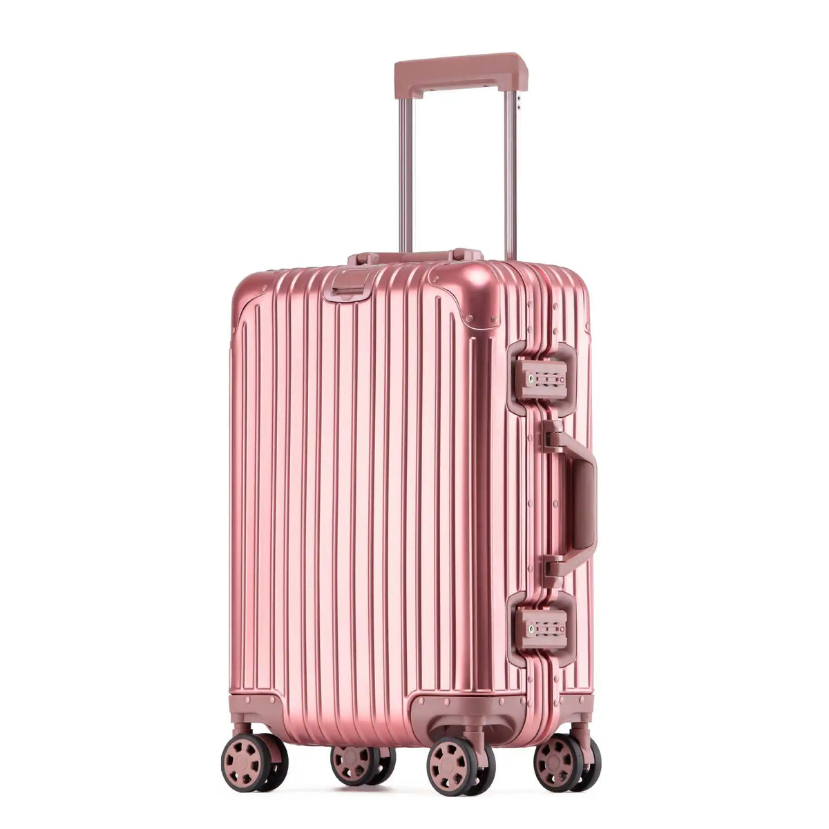 Luxury Aluminum-Magnesium Hardshell Travel Suitcase