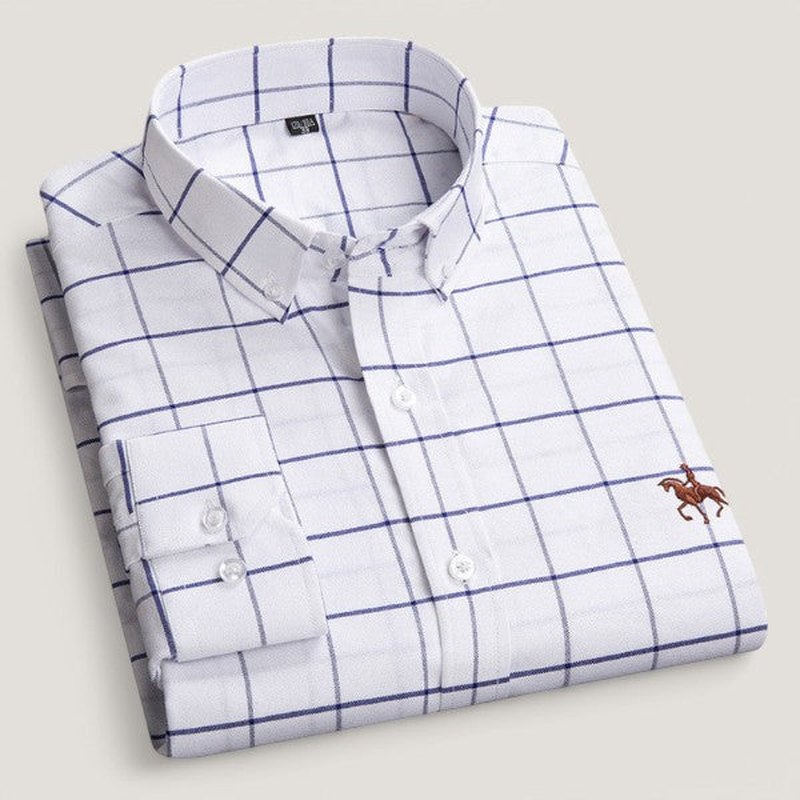 Men's Classic Long-Sleeved Shirt
