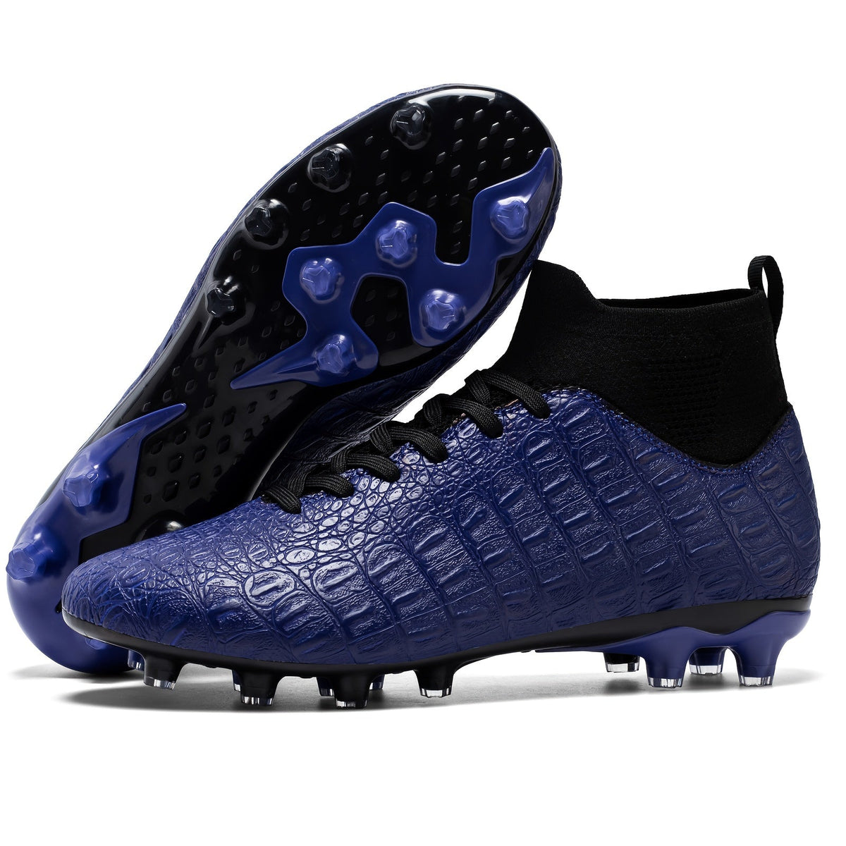 Men's Football Boots with Grip and High Ankle Support