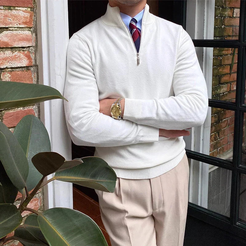 Men's Quarter Zip Sweater