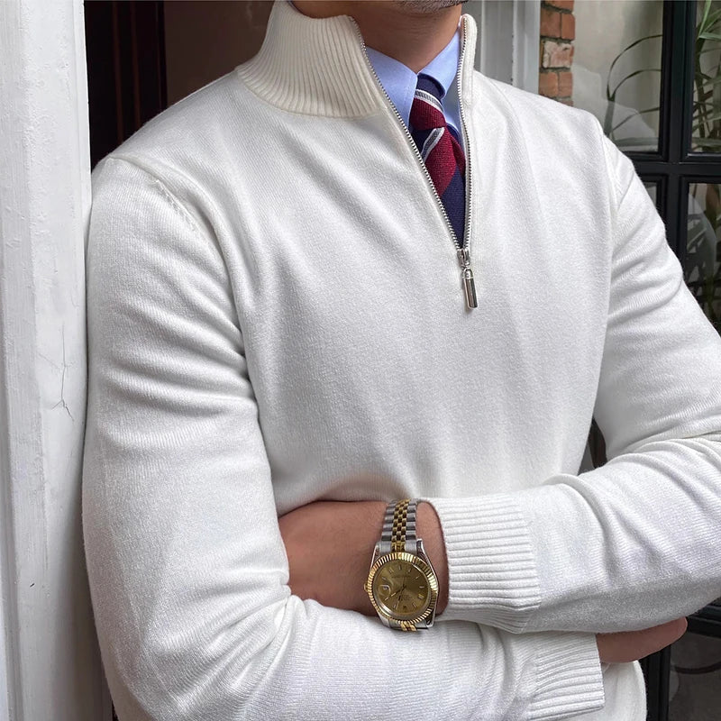 Men's Quarter Zip Sweater