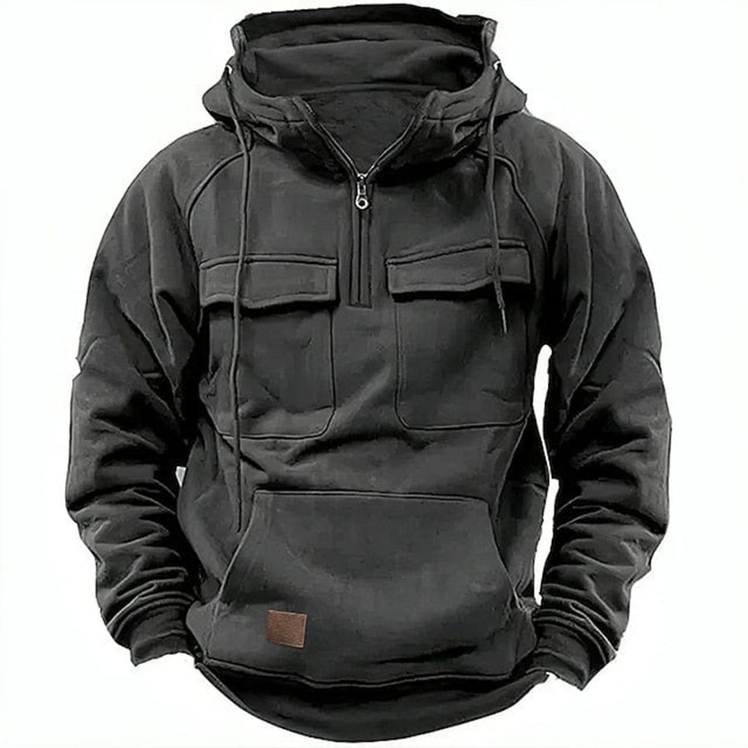 Men's Rugged Retro Motorcycle Hoodie