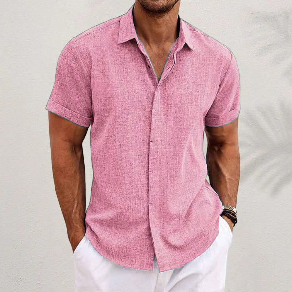 Men's Short Sleeve Shirt for Summer Comfort