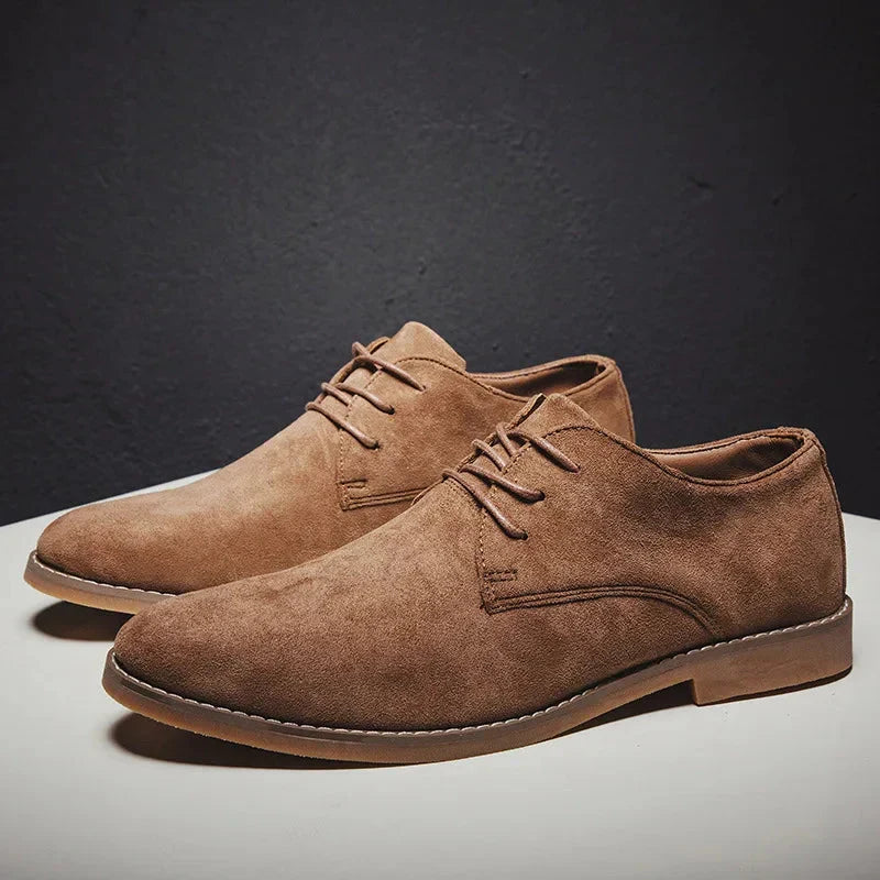 Men's Suede Oxford Shoes - Robert