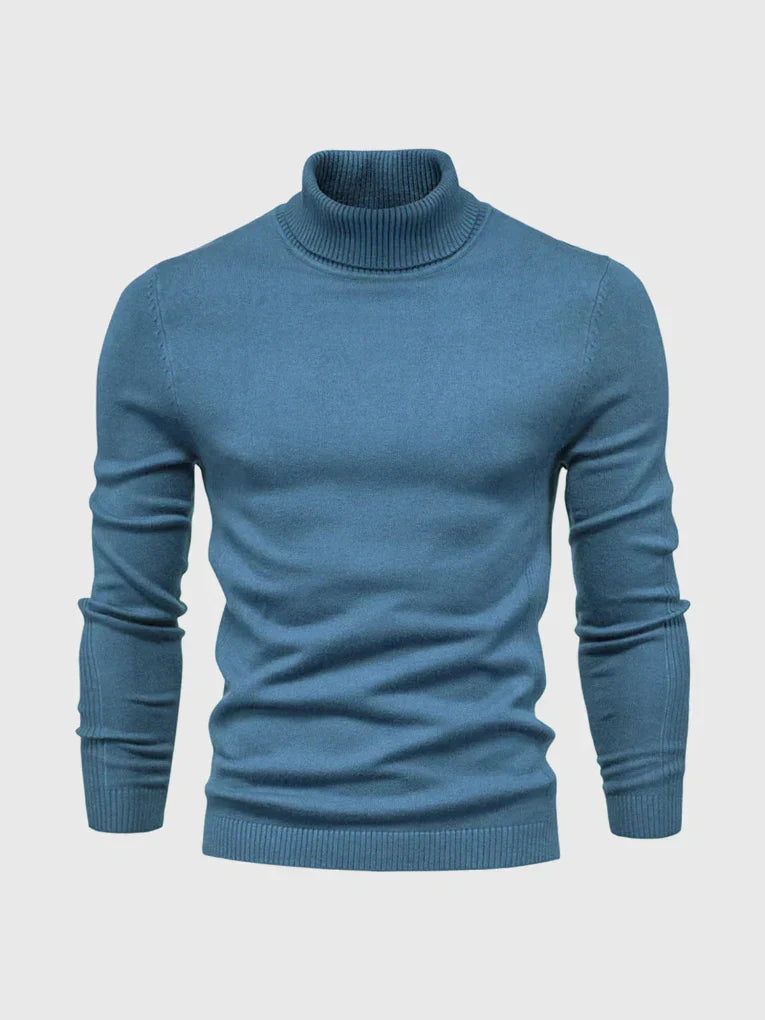 Men's Washable Turtleneck Sweater