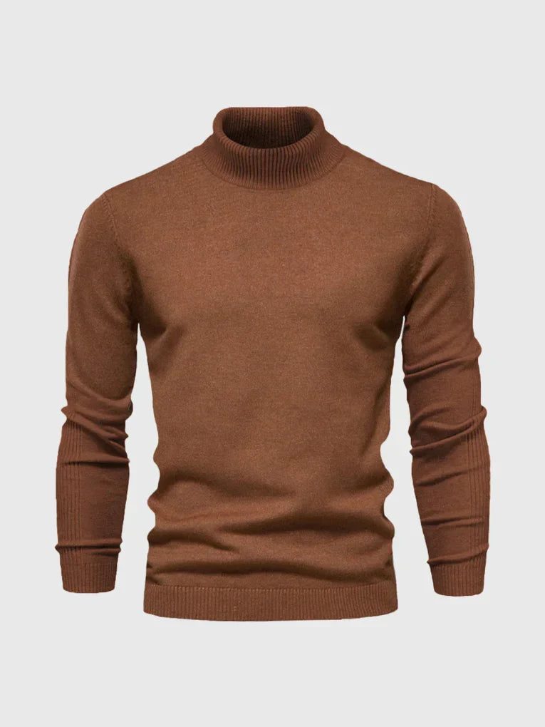 Men's Washable Turtleneck Sweater