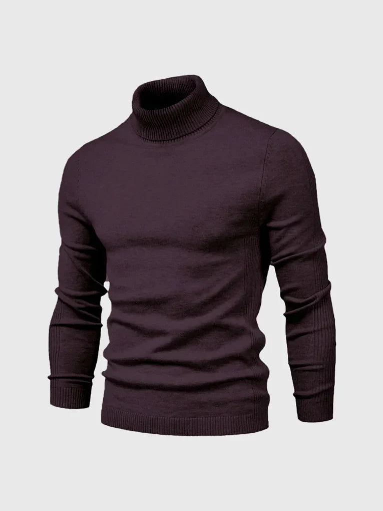 Men's Washable Turtleneck Sweater