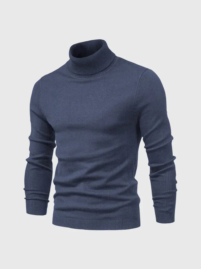 Men's Washable Turtleneck Sweater