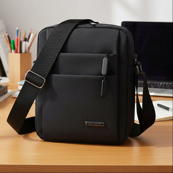 Men's Water-Repellent Anti-Theft Shoulder Bag