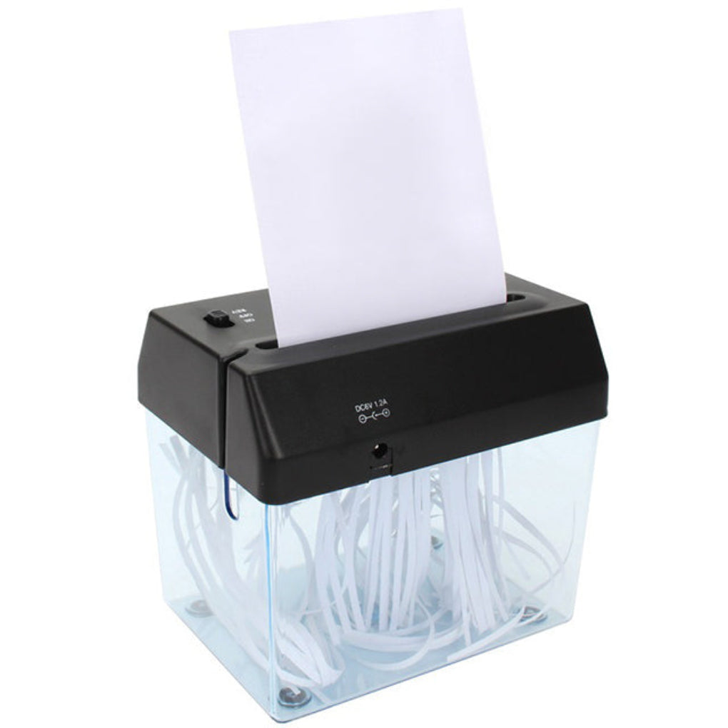 Mini Desktop Paper Shredder – Compact, Quiet, and Efficient