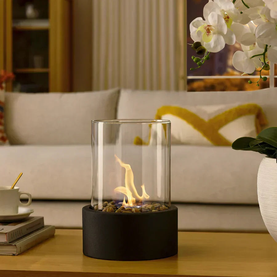 Modern Smokeless Bioethanol Tabletop Fireplace