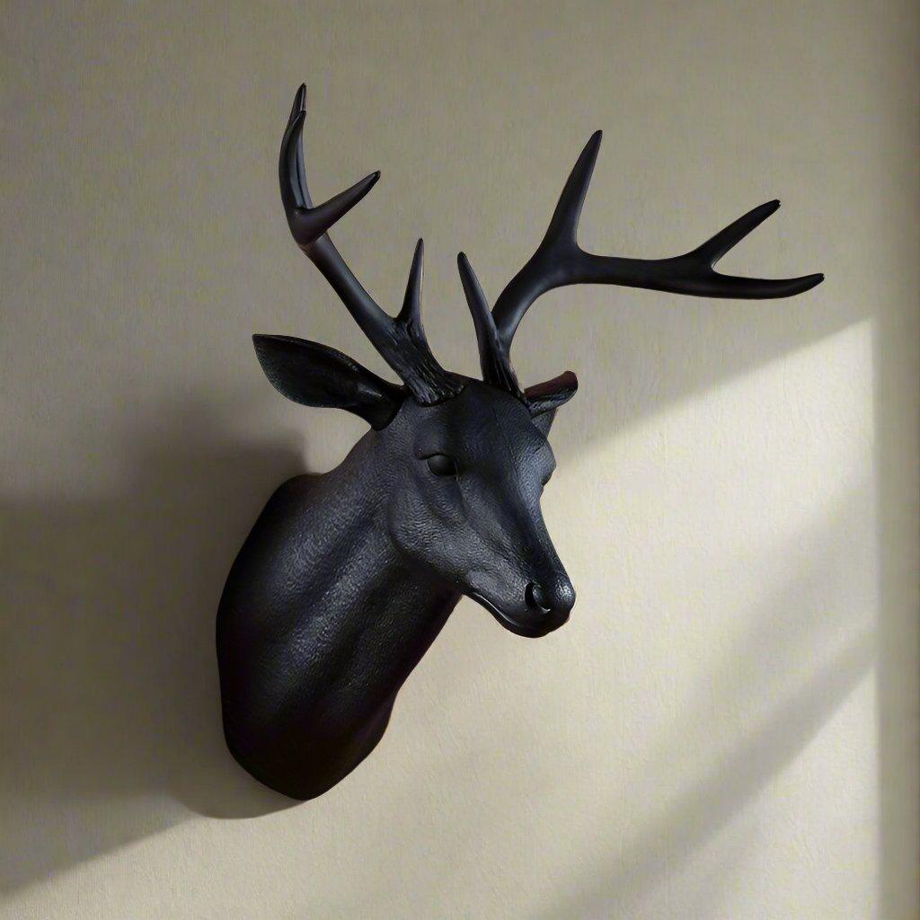 Nordic Style Stag Head Wall Art Sculpture