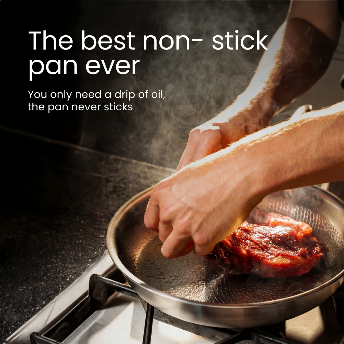 Pure Titanium Frying Pan: 100% PFAS-Free and Built to Last a Lifetime