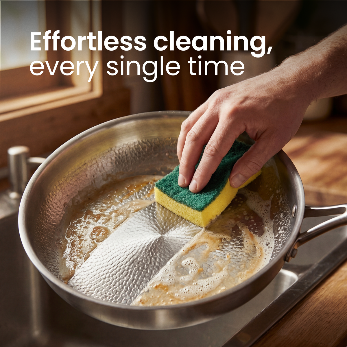 Pure Titanium Frying Pan: 100% PFAS-Free and Built to Last a Lifetime
