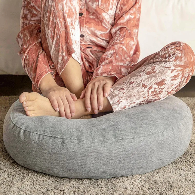 Round Meditation and Yoga Cushion