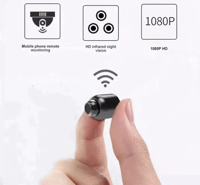 Small WiFi Security Surveillance Camera with Night Vision