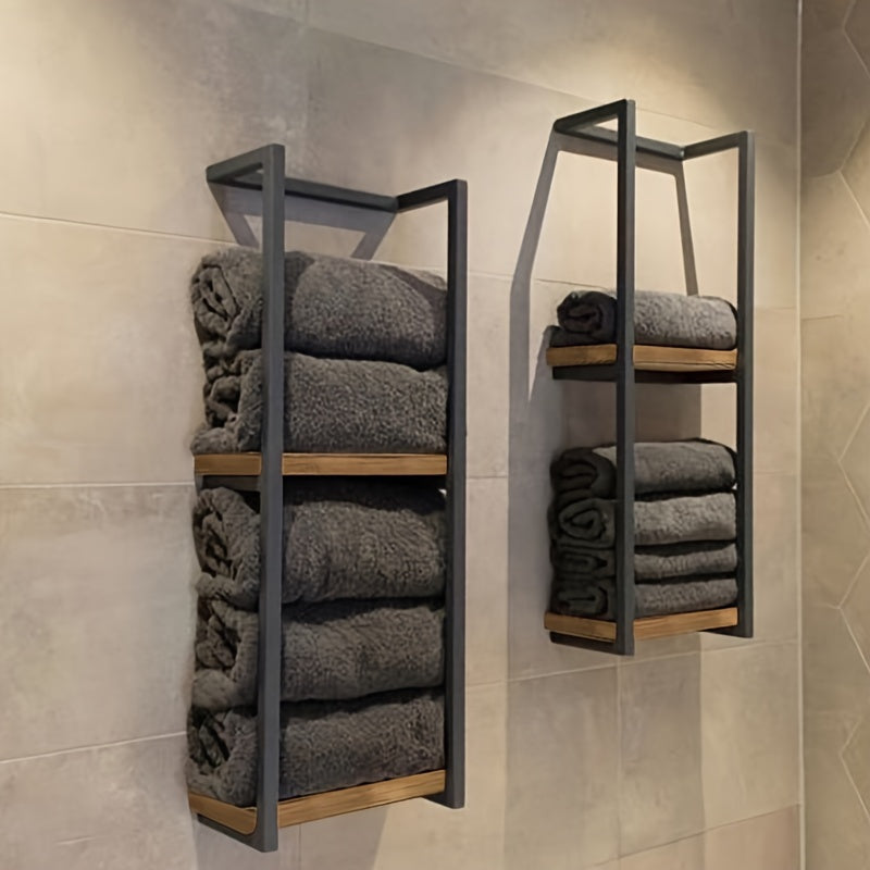 Space-Saving Towel Rack - For a Tidy Bathroom