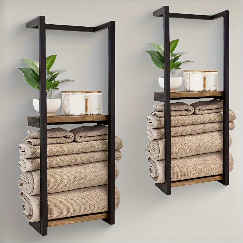 Space-Saving Towel Rack - For a Tidy Bathroom