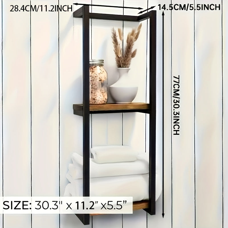 Space-Saving Towel Rack - For a Tidy Bathroom