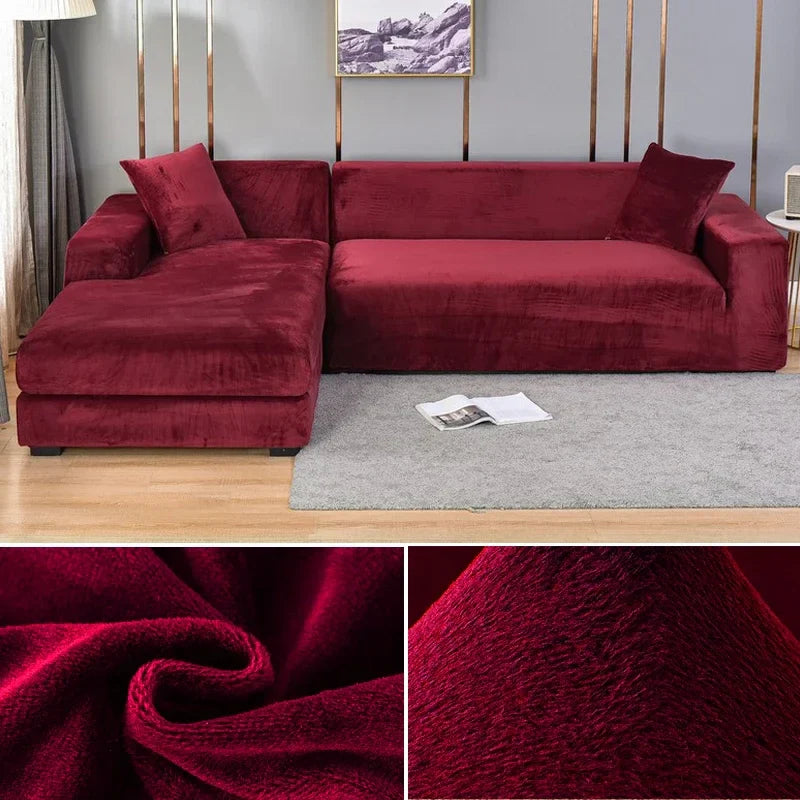Stretch Velvet Sofa Cover