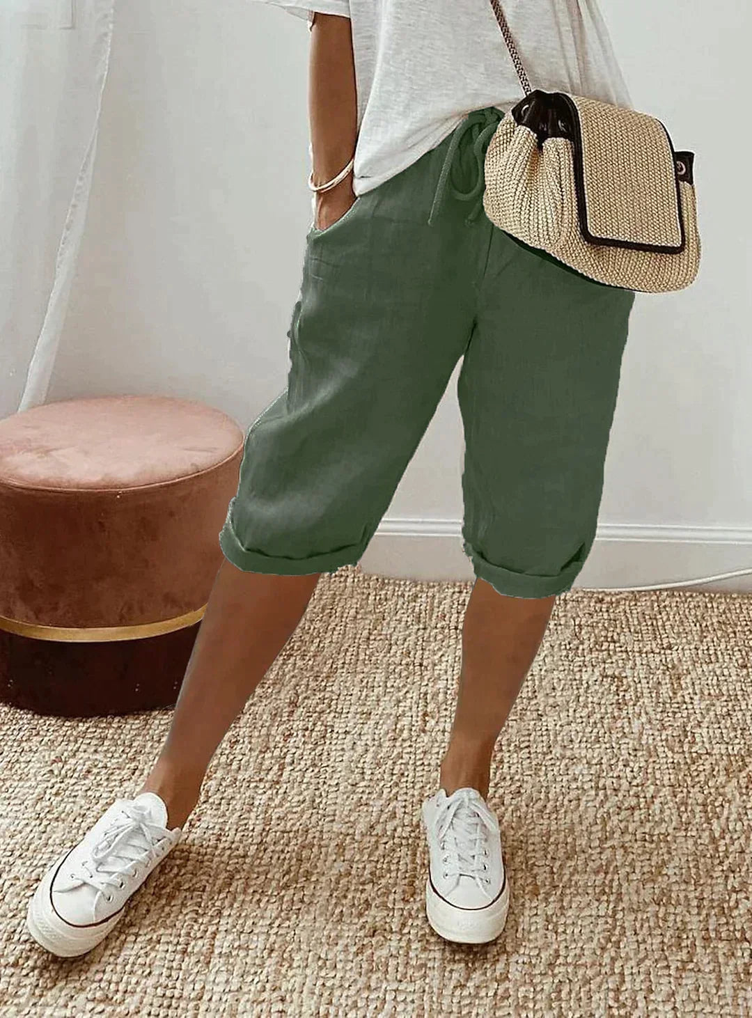 Stylish Linen Summer Pants for Women - Mandy