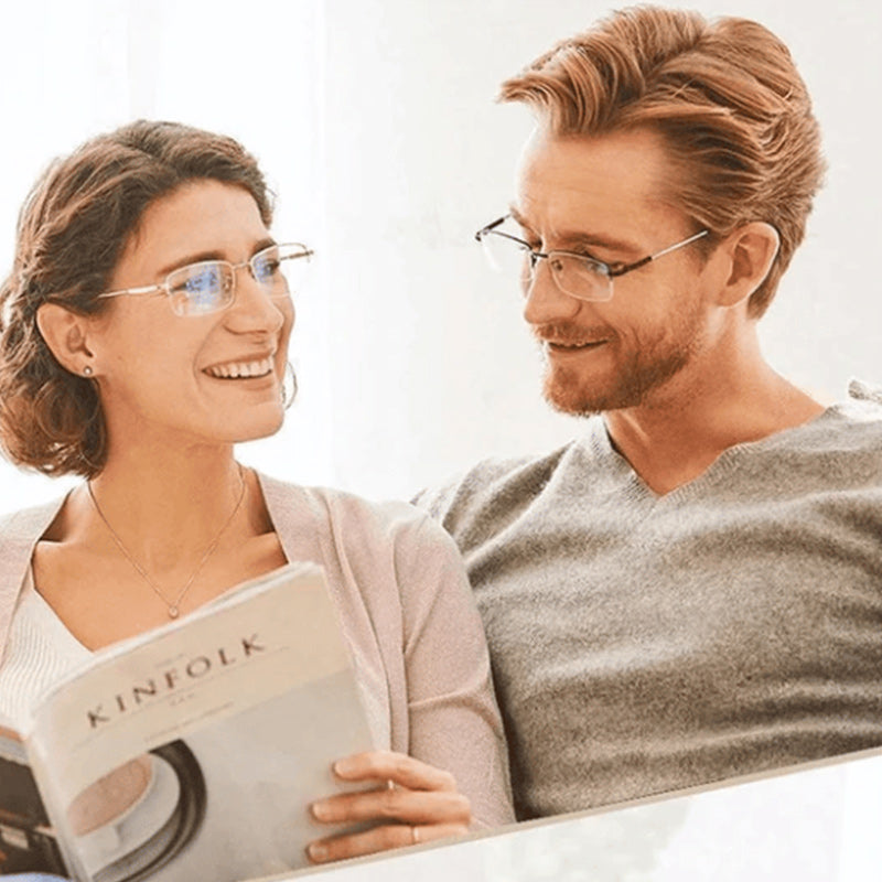 Unisex Multifocal Blue Light Blocking Reading Glasses