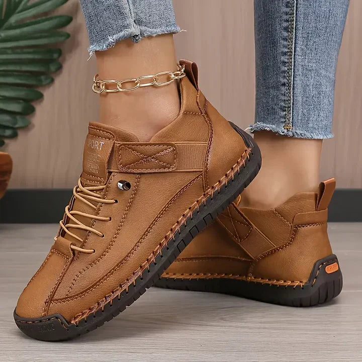 Women's Lace-Up Ankle-High Sneakers