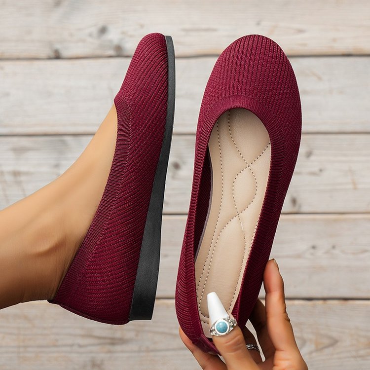 Women's Orthopedic Ballet Flats with Comfort Sole and Classic Design