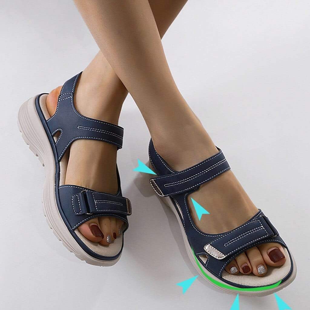 Women's Orthopedic Sandals with Adjustable Straps for Optimal Comfort