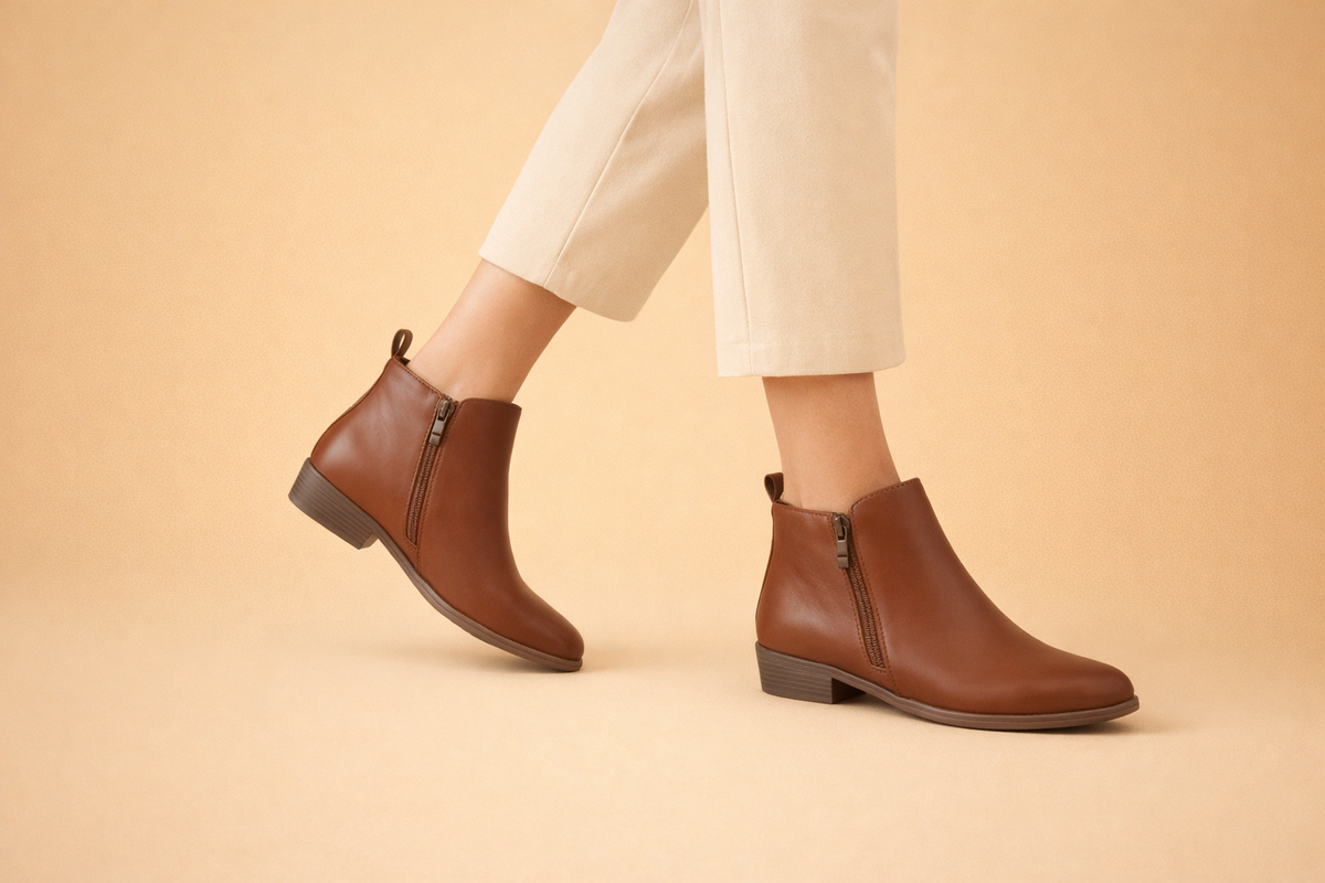 Women's Vintage-Inspired Ankle Boots with Comfort and Support – Elegant Summer Design